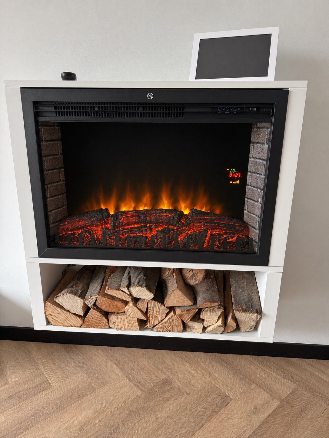 Klarstein openhaard, Huis en Inrichting, Ophalen, Zo goed als nieuw, Vrijstaande haard, Elektrische haard