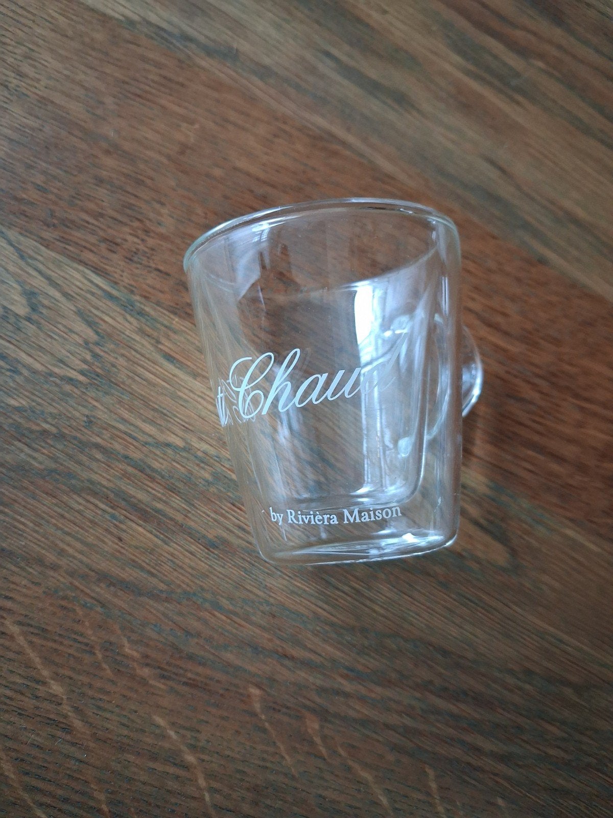 Riviera Maison dubbelwandig glas, Ophalen of Verzenden, Zo goed als nieuw, Riviera Maison, Glas