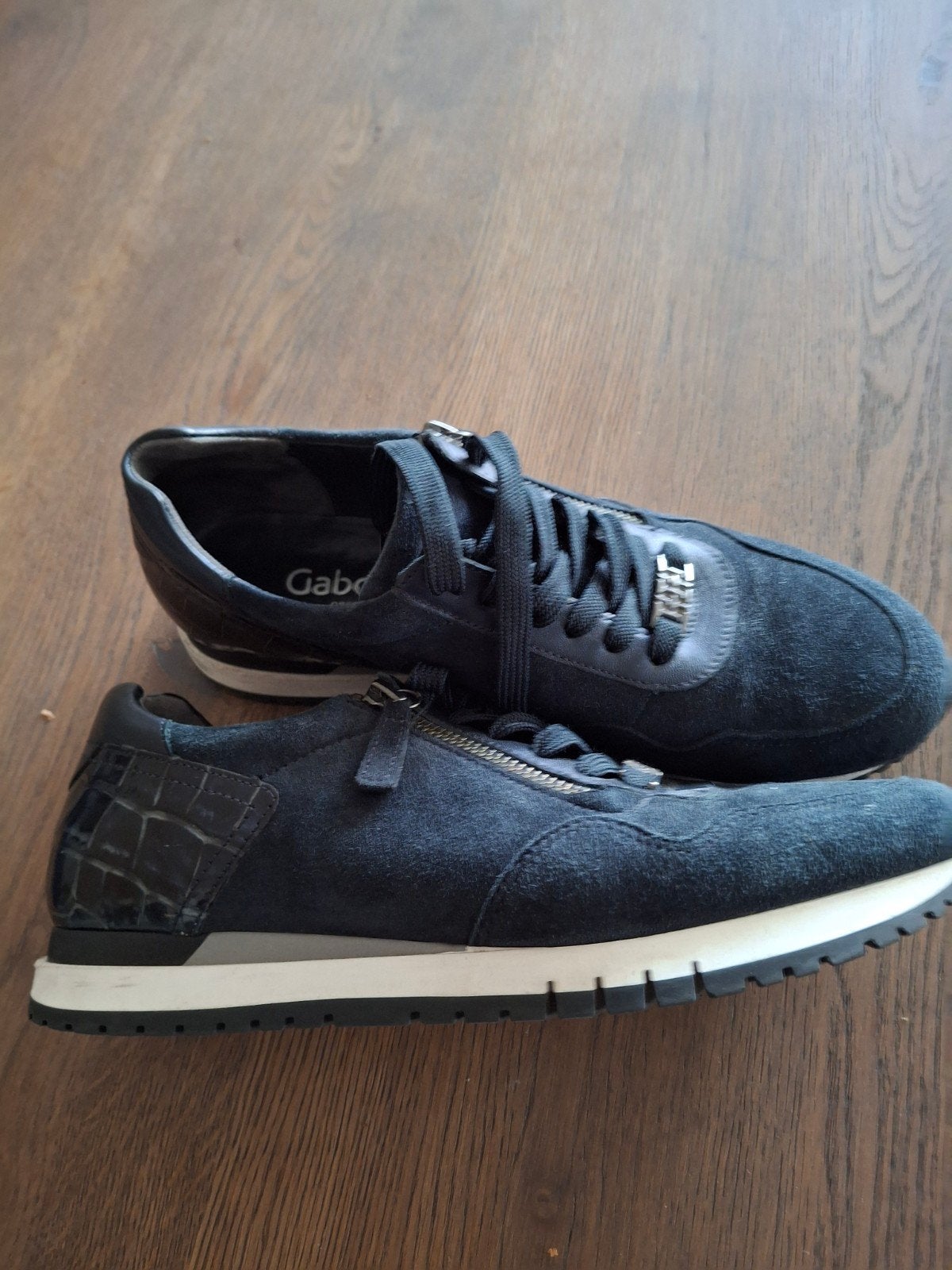 Sneakers Gabor blauw maat 7 als nieuw, Blauw, Gabor, Ophalen of Verzenden, Sneakers of Gympen