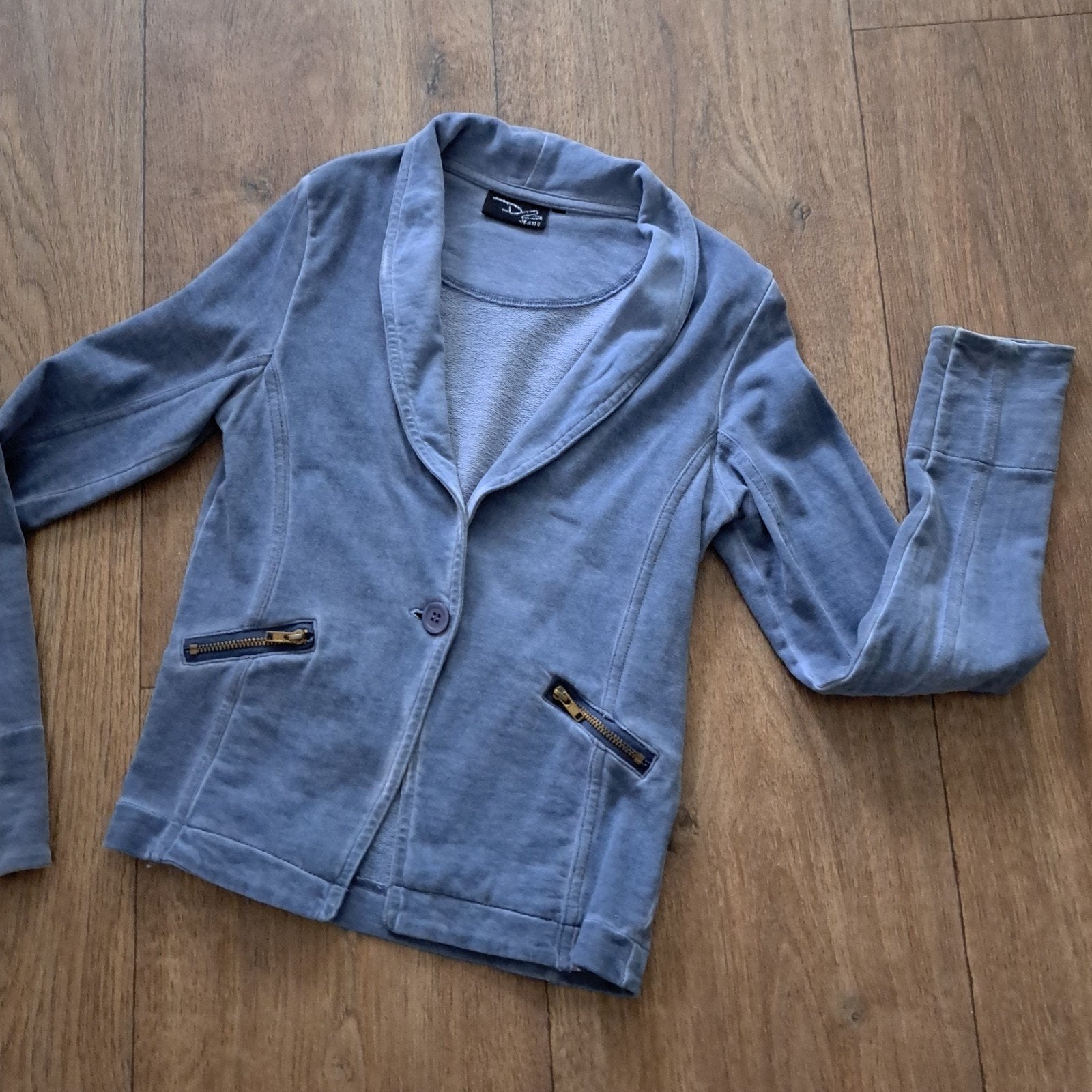 jeans blauw blazer jasje mt. 152/158, Meisje, D-Zine, Trui of Vest, Ophalen of Verzenden