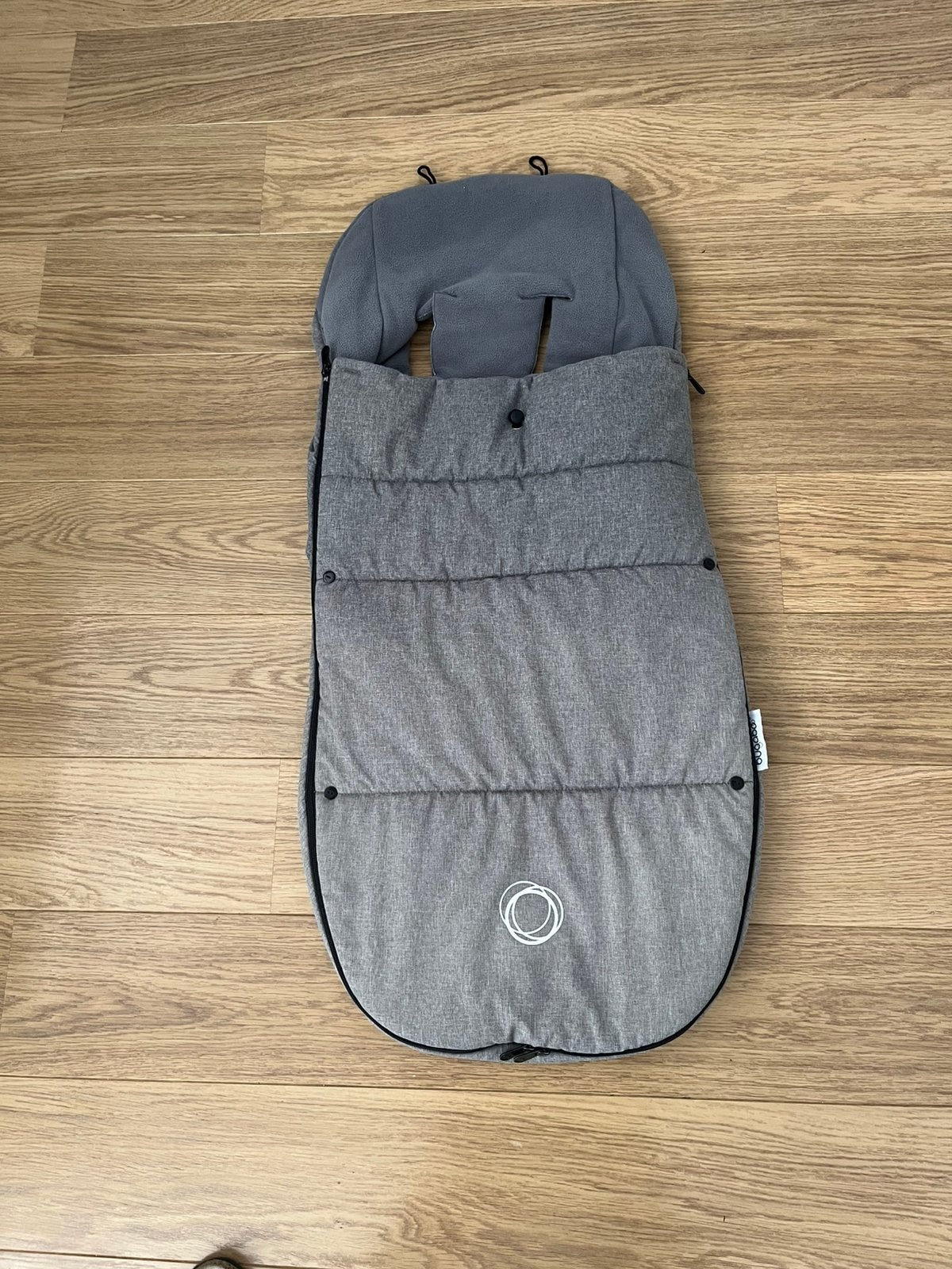 Bugaboo voetenzak grey melange, Kinderen en Baby's, Ophalen of Verzenden, Gebruikt, Voetenzak
