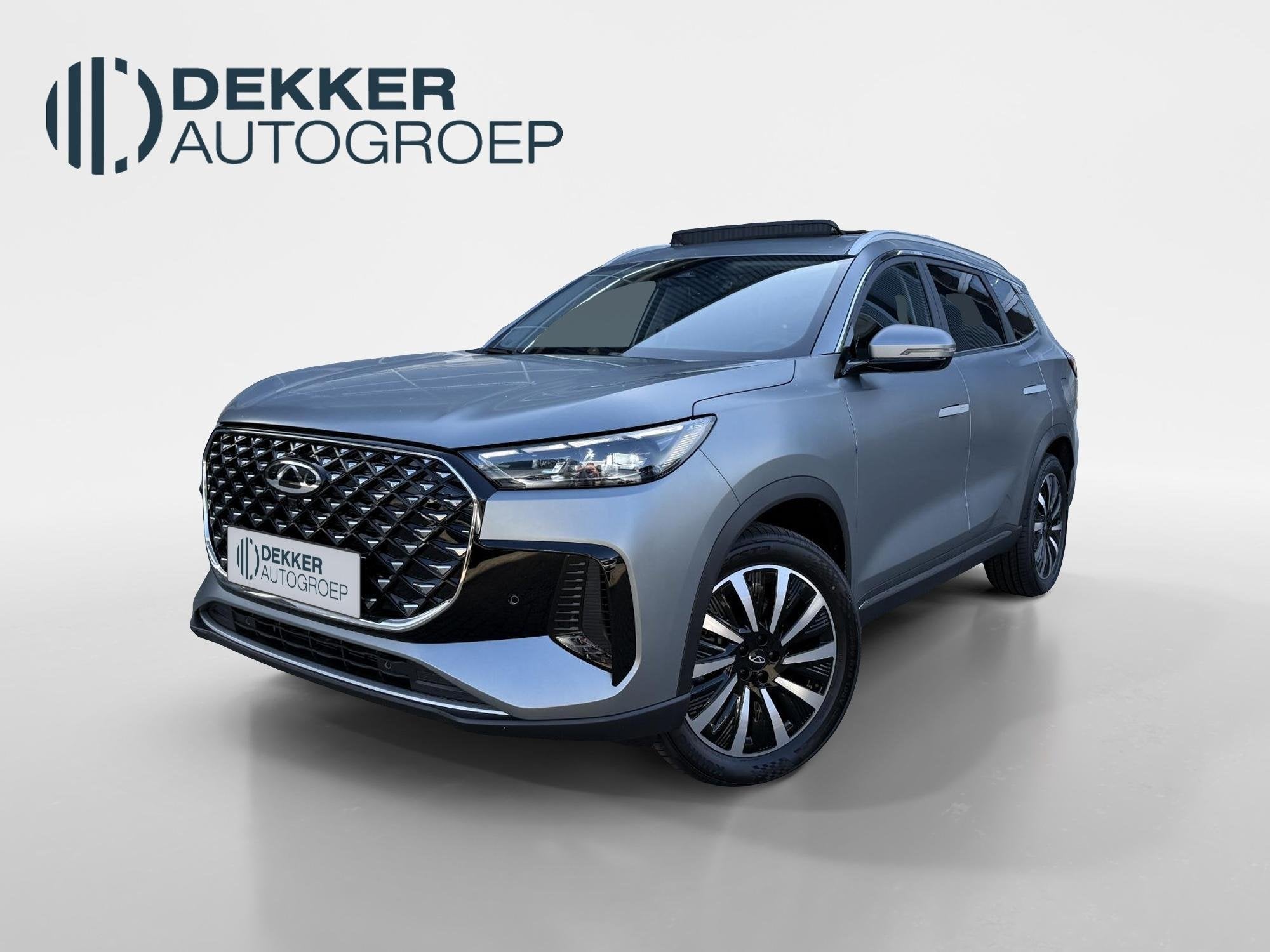 Chery Tiggo 8 Unique PHEV 7 persoons | Panoramadak | Stoelve, Auto's, Automaat, Stof, 7 stoelen, Bedrijf