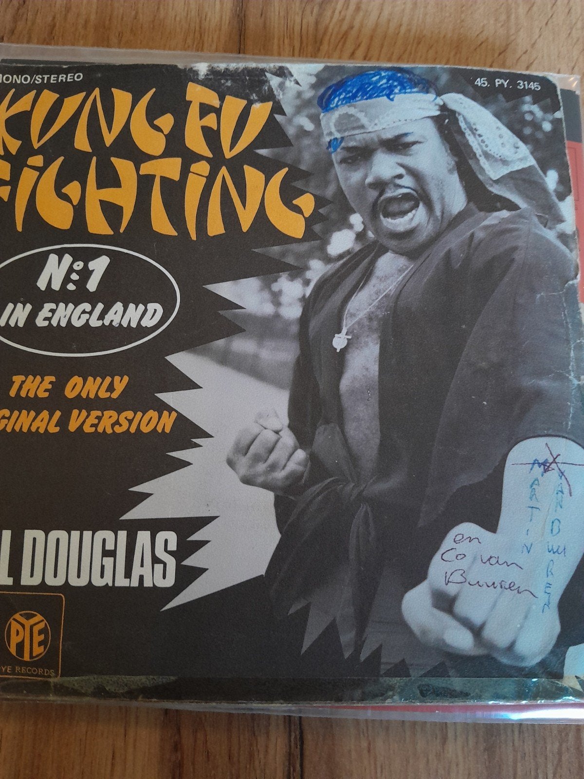 carl douglas 7inch kung fu fighting, Ophalen of Verzenden, Zo goed als nieuw, Pop
