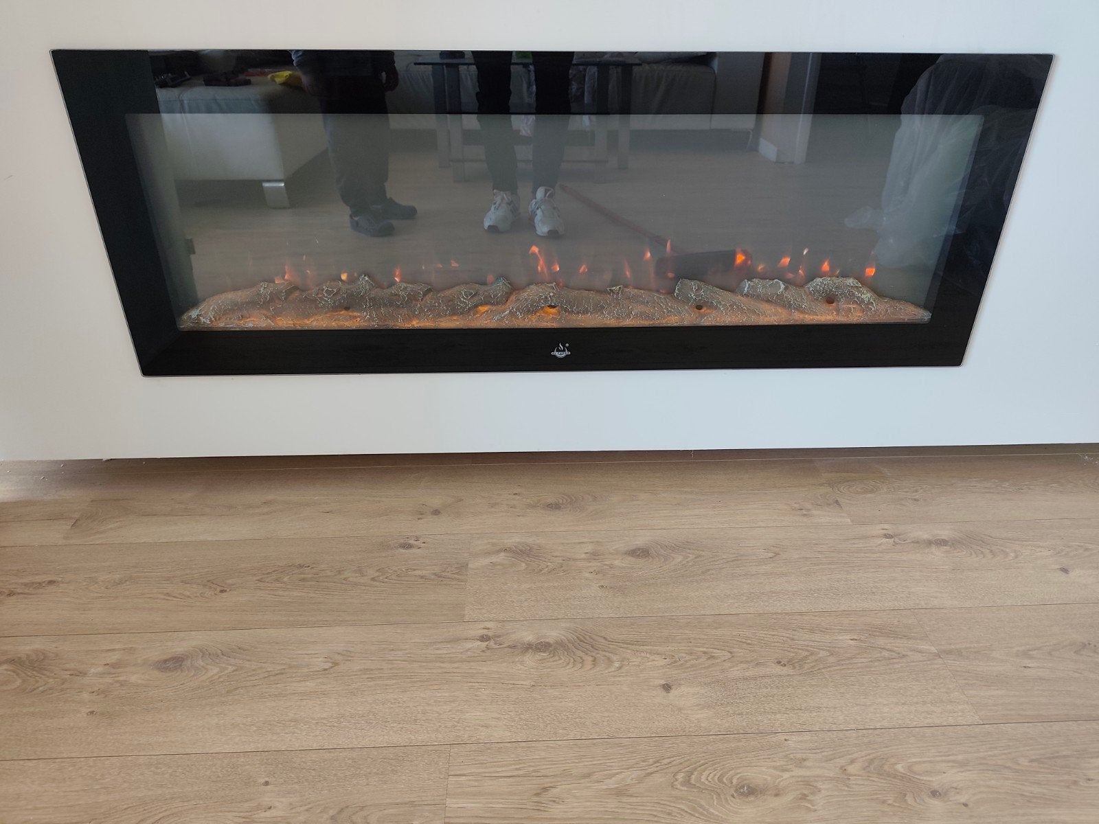 EL FUEGO elektrische LED sfeerhaard "Meran" 130cm 900/1800 W, Ophalen, Zo goed als nieuw, Vrijstaande haard, Elektrische haard