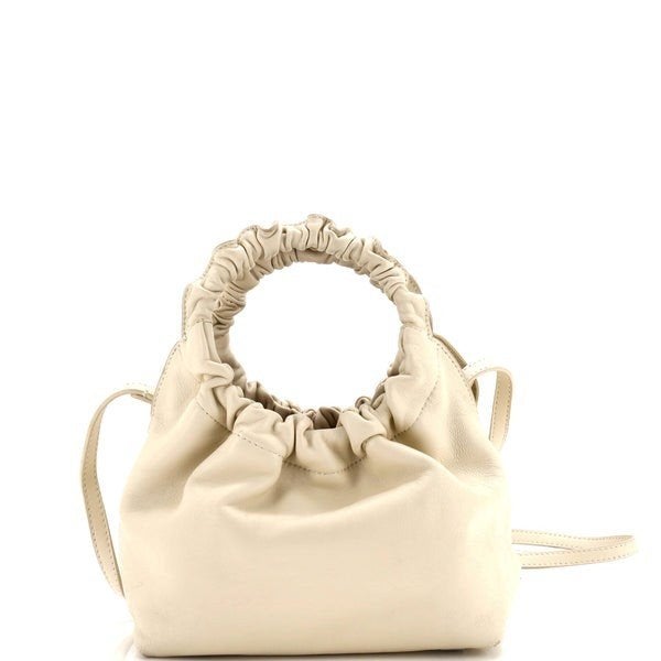 the row double circle handle small tote handtas, Ophalen, Zo goed als nieuw, Beige, Handtas