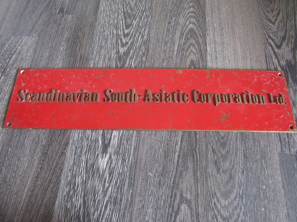 SCANDINAVIAN SOUTH-ASIATIC CORPORATION Ltd BORD, Ophalen of Verzenden