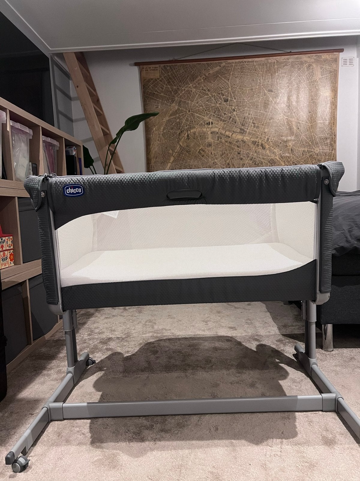 Chicco Next2Me Co-sleeper Wieg - Grijs, Ophalen, Gebruikt, Wieg