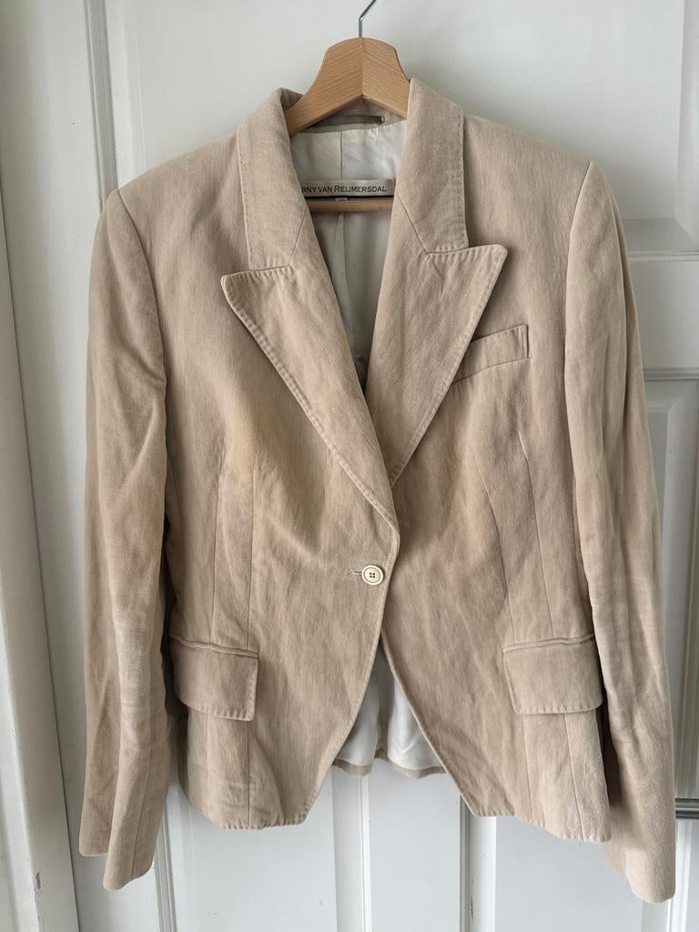 Colbert Erny van Reijmersdal  - mooie afwerking en details, Beige, Maat 42/44 (L), Ophalen of Verzenden, Zo goed als nieuw