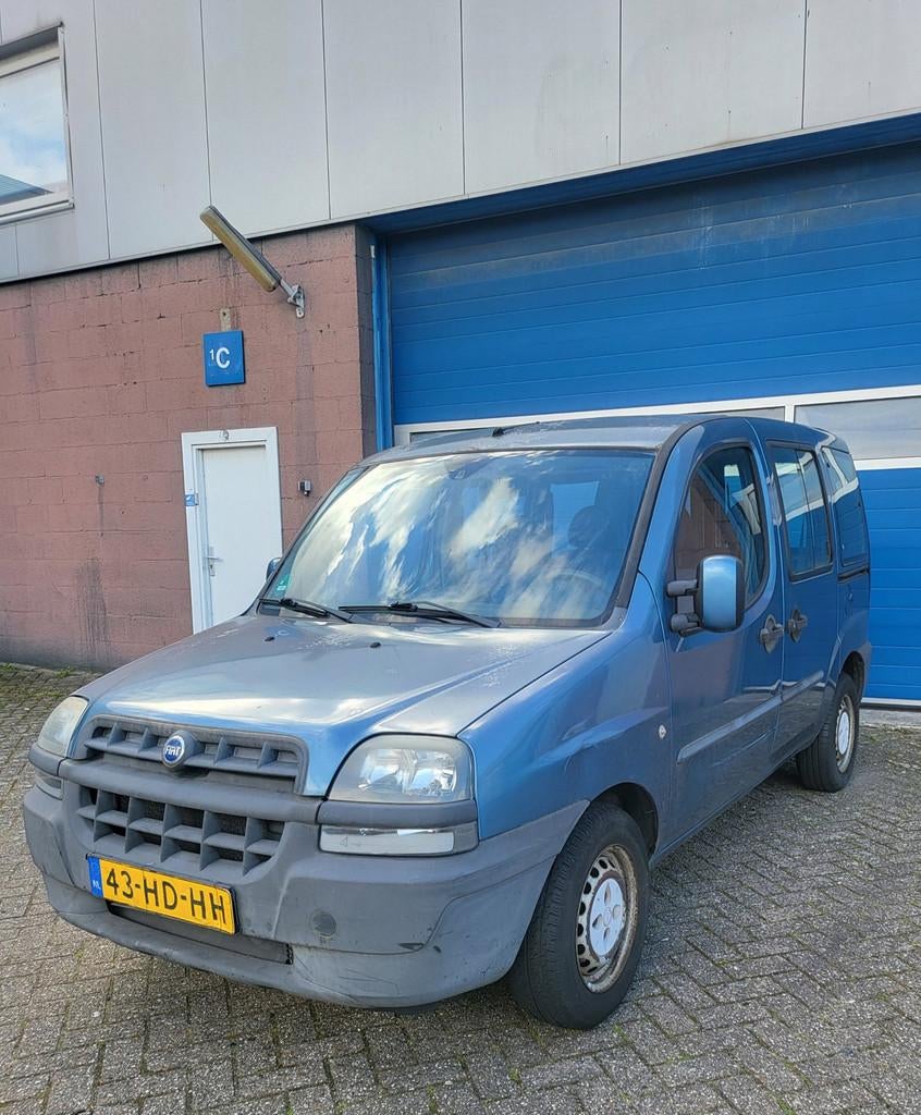 Fiat Doblò 1.2 SX Zeer lage km inruilkoopje, Auto's, Fiat, 1195 kg, Gebruikt, 4 cilinders, Blauw