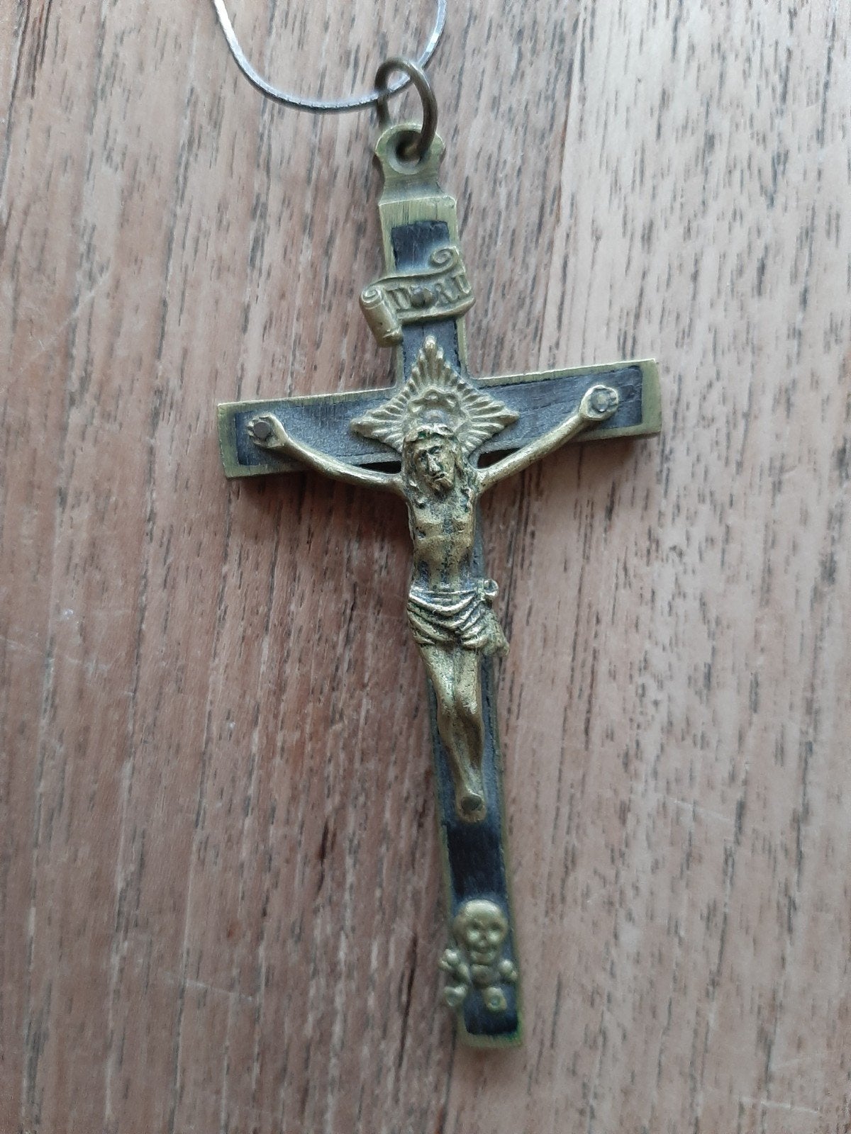 Oude ketting met kruis lord, Ophalen of Verzenden