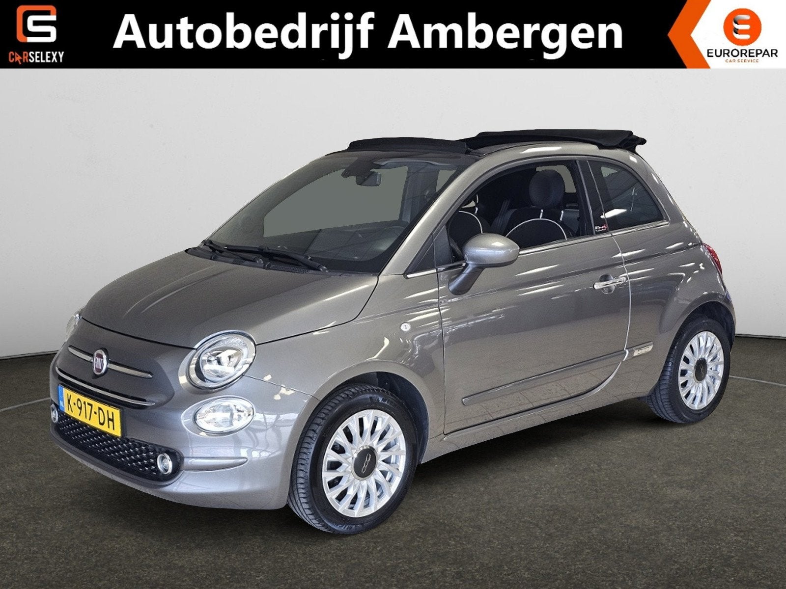 Fiat 500C 1.2 (70Pk) Lounge Cruise, Clima, Navi Géén Aflev, Voorwielaandrijving, 12 maanden, Stof, Gebruikt