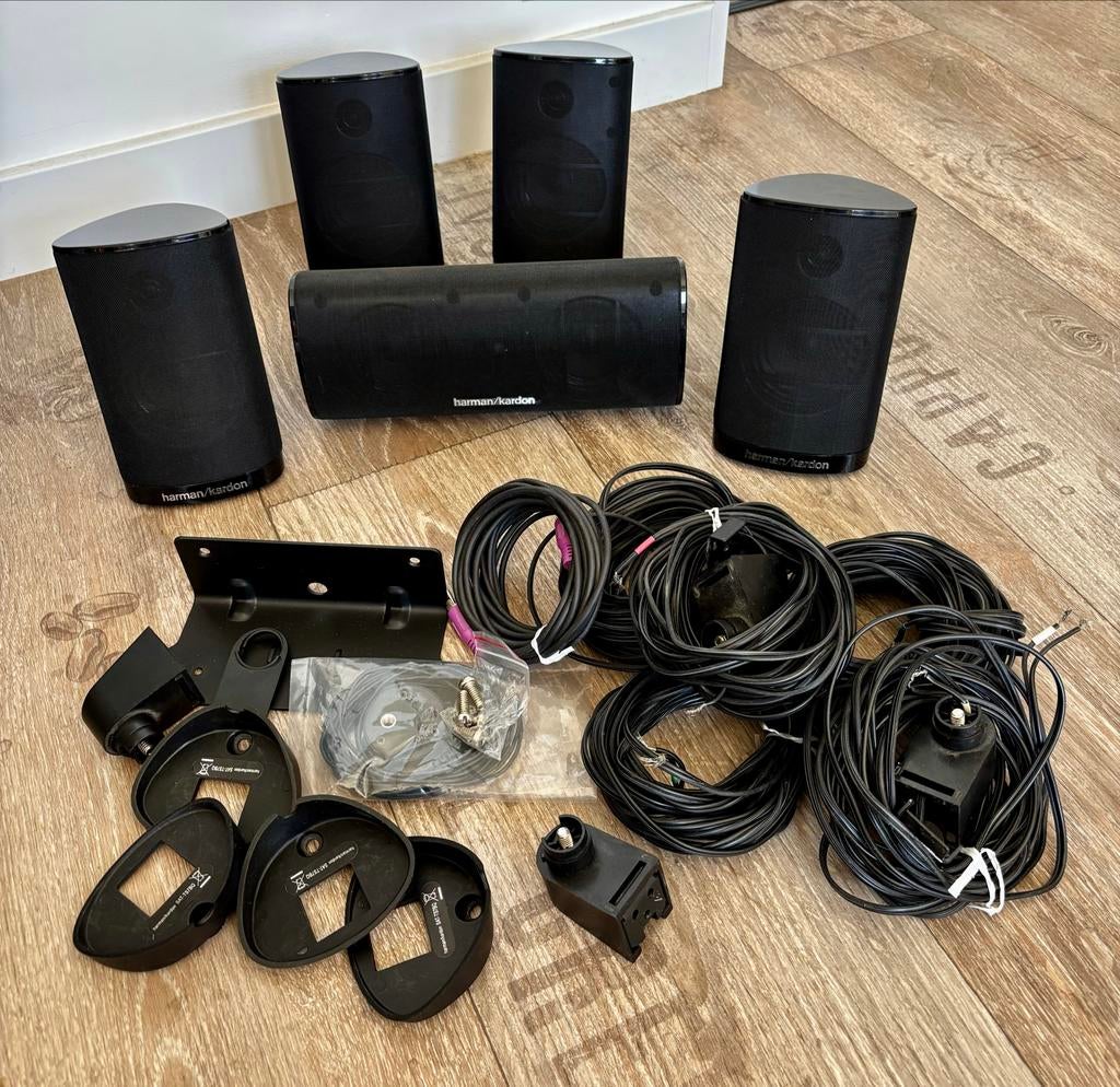 Harman Kardon HKTS 16 5.1 Home Cinema Systeem - Zwart, Overige merken, Gebruikt, 70 watt of meer, Ophalen of Verzenden