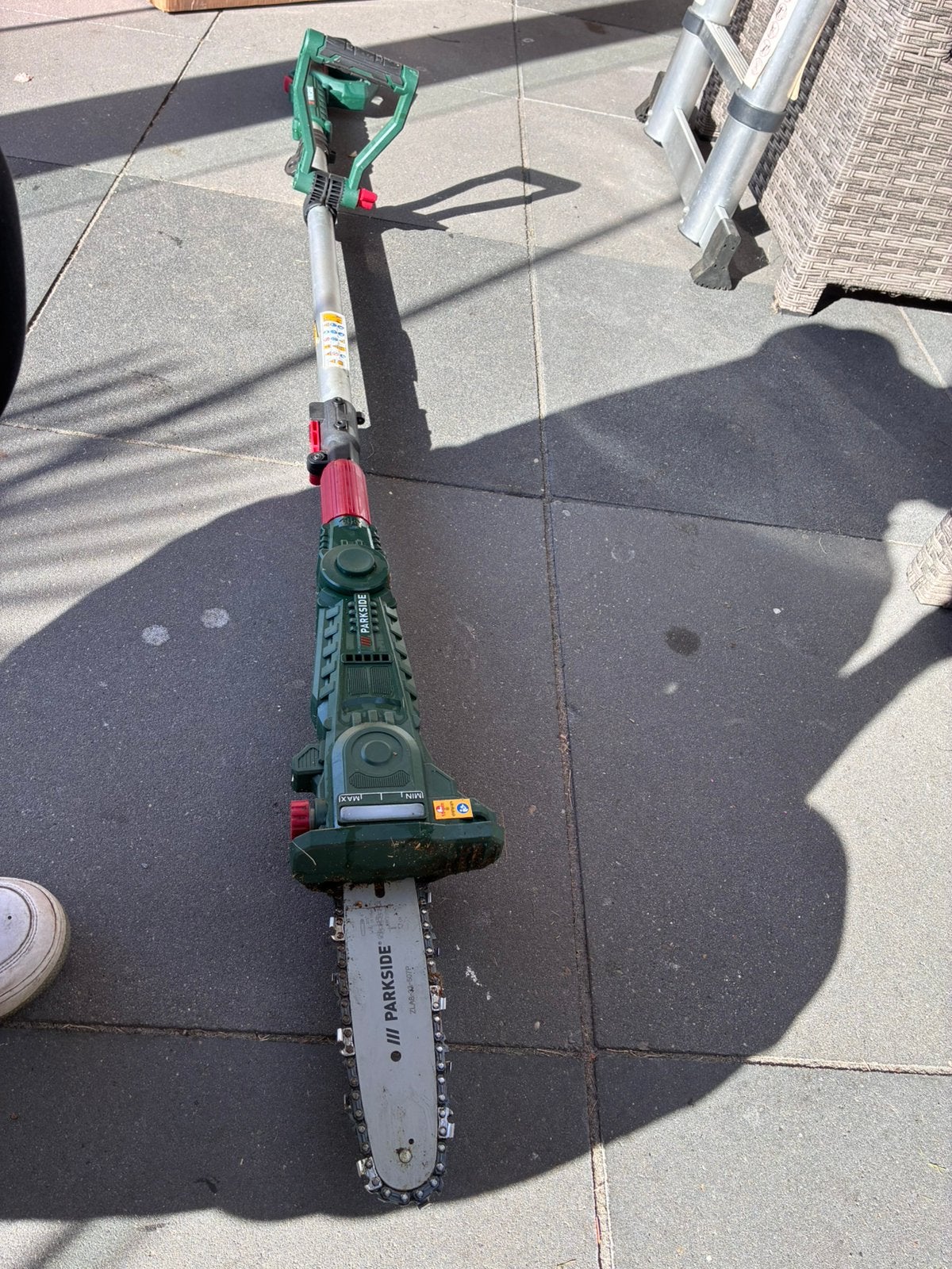 Parkside Electrische takken zaag, Ophalen, Zo goed als nieuw, Accu