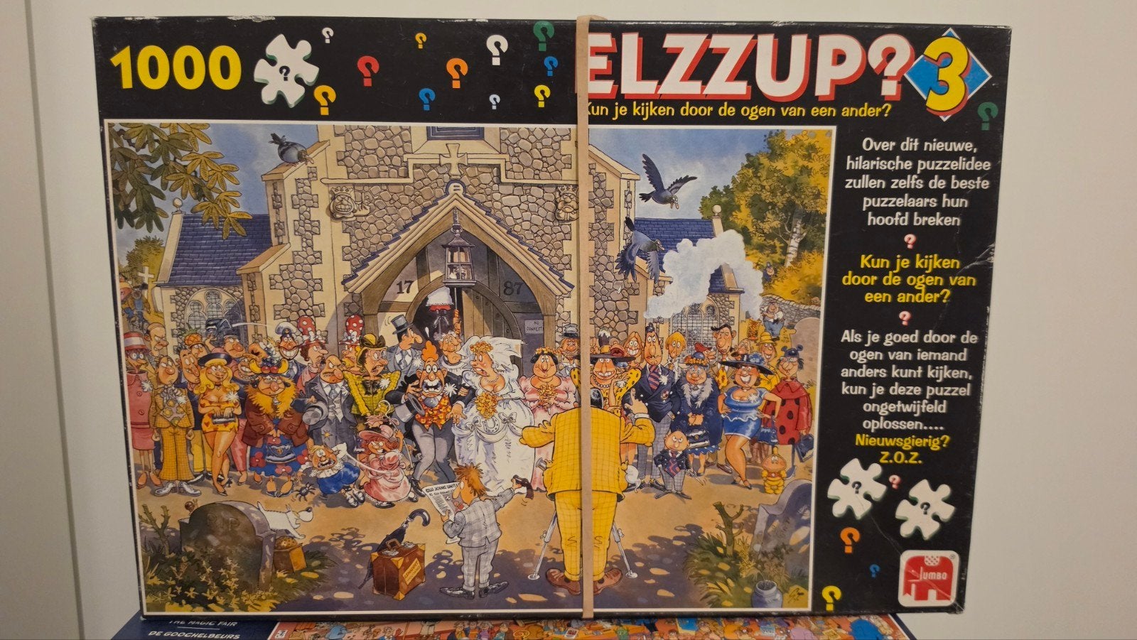 ELZZUP? 3 - De originele Wasgij puzzel (1000 stukjes), Hobby en Vrije tijd, Denksport en Puzzels, Ophalen, 500 t/m 1500 stukjes
