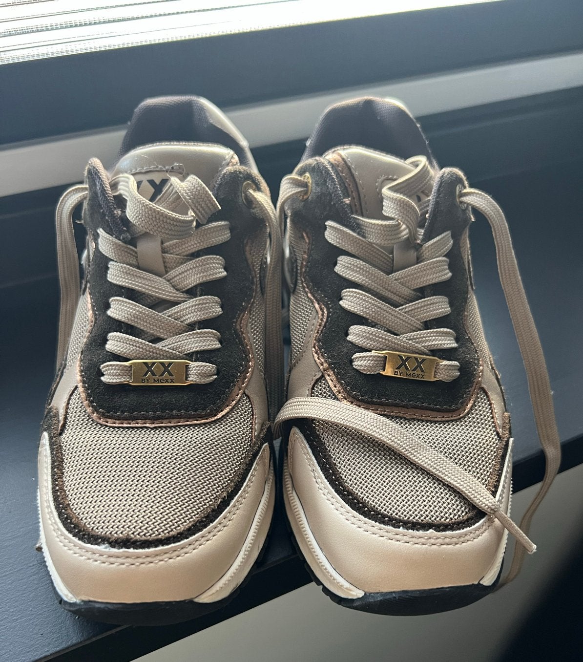 XX by Mexx sneakers maat 37 dames beige bruin, Beige, Ophalen of Verzenden, Sneakers of Gympen, Zo goed als nieuw