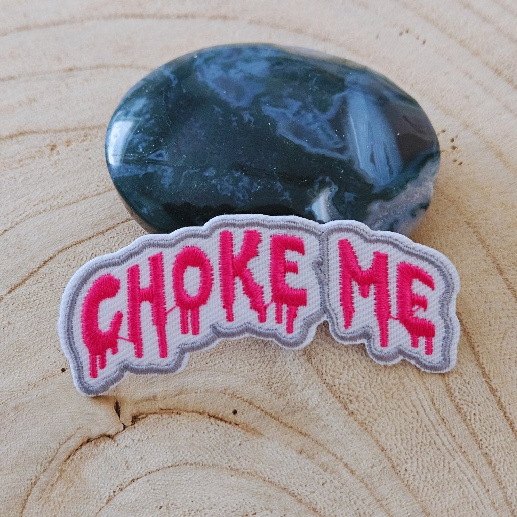 Strijk embleem applicatie Patch Choke me