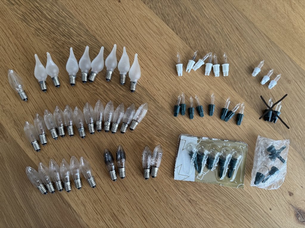 Diverse kerst reserve lampjes, Ophalen of Verzenden, Zo goed als nieuw
