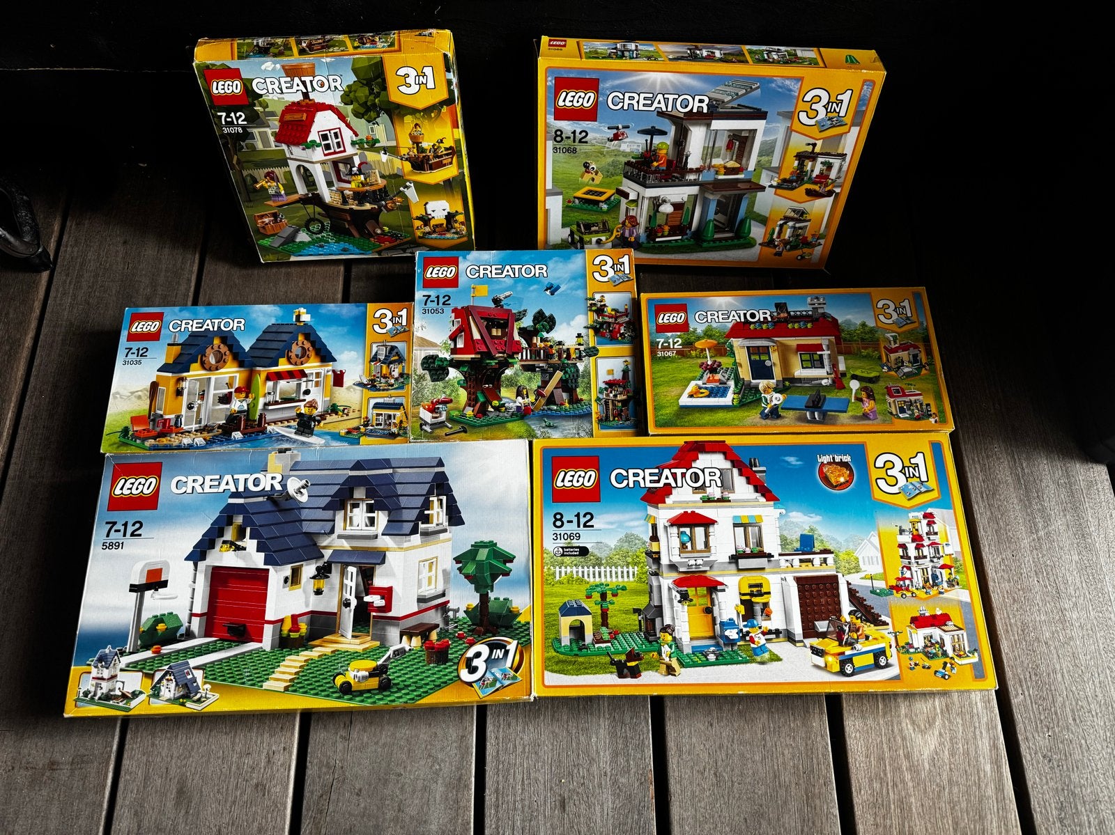 Lego Creator 3-in-1 huisjes (7 diverse modellen), Ophalen, Gebruikt, Lego, Meerdere sets