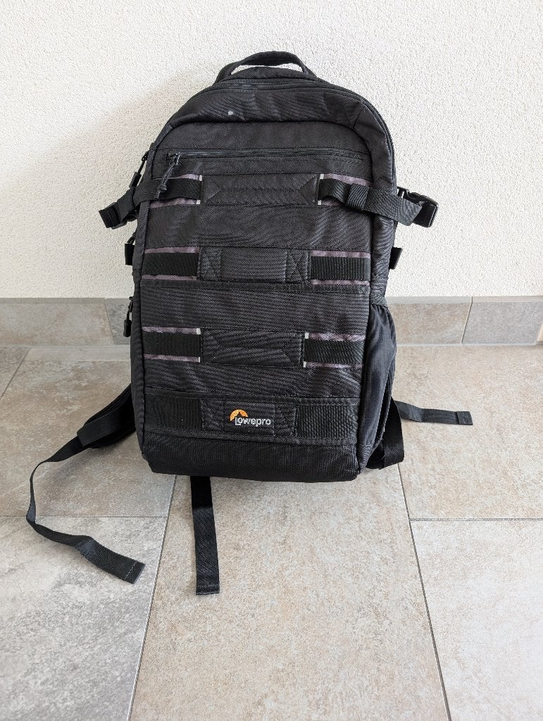 Fotorugzak lowepro viewpoint bp250 aw incl. gear box, Lowepro, Rugtas, Nieuw, Zijvakken