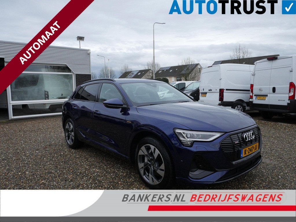 Audi e-tron 55 Quattro S-edition 95 kWh SOH 98% Automaat, Auto's, Audi, Automaat, 95 kWh, Met garantie (alle), Blauw