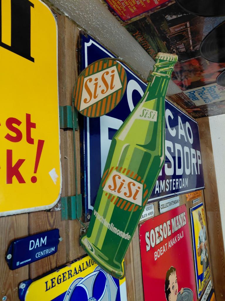 Sisi reclamebord, Ophalen of Verzenden, Gebruikt, Reclamebord