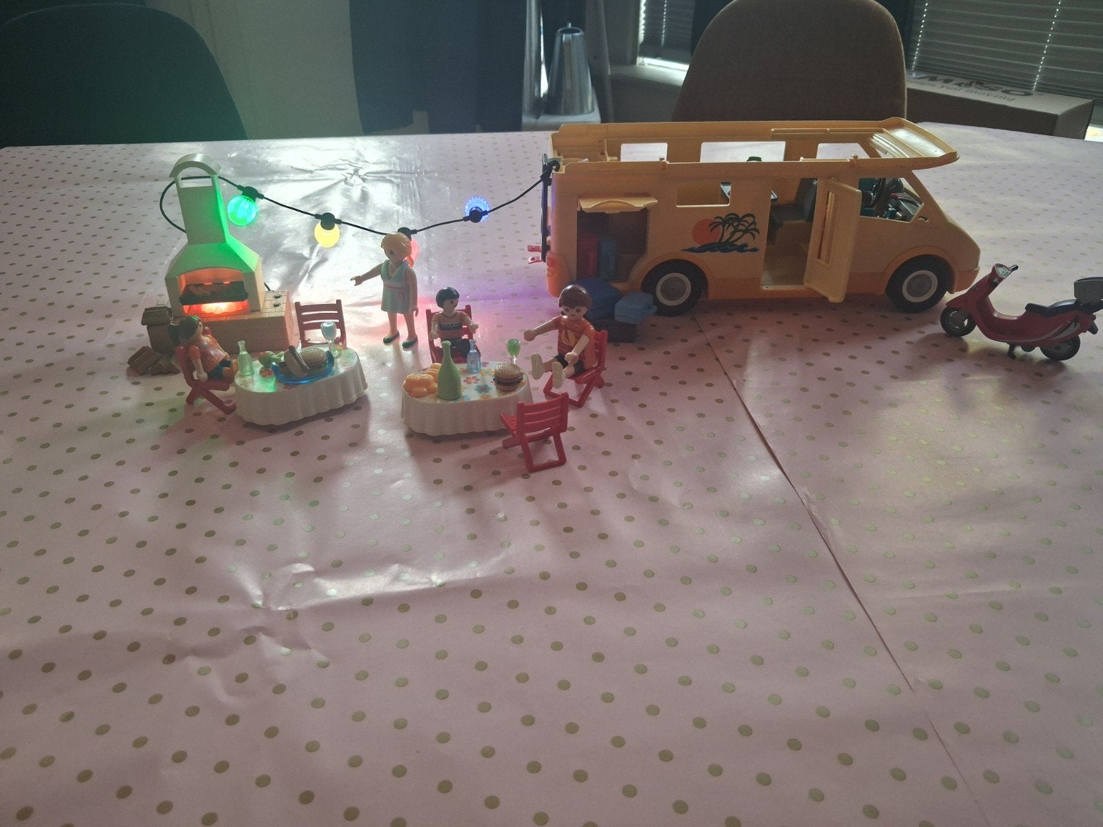 Playmobil Camper met accessoires( het dak mist niet), Ophalen, Gebruikt, Jongen of Meisje