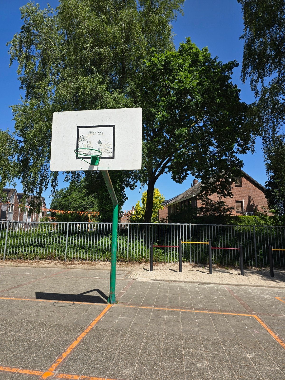 Gratis grote basket, Ophalen of Verzenden, Gebruikt, Ring, Bord of Paal