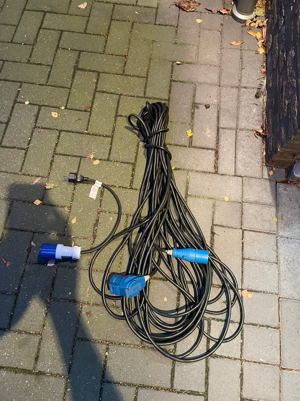 Stroomkabel voor caravan 28 meter, Ophalen, Gebruikt