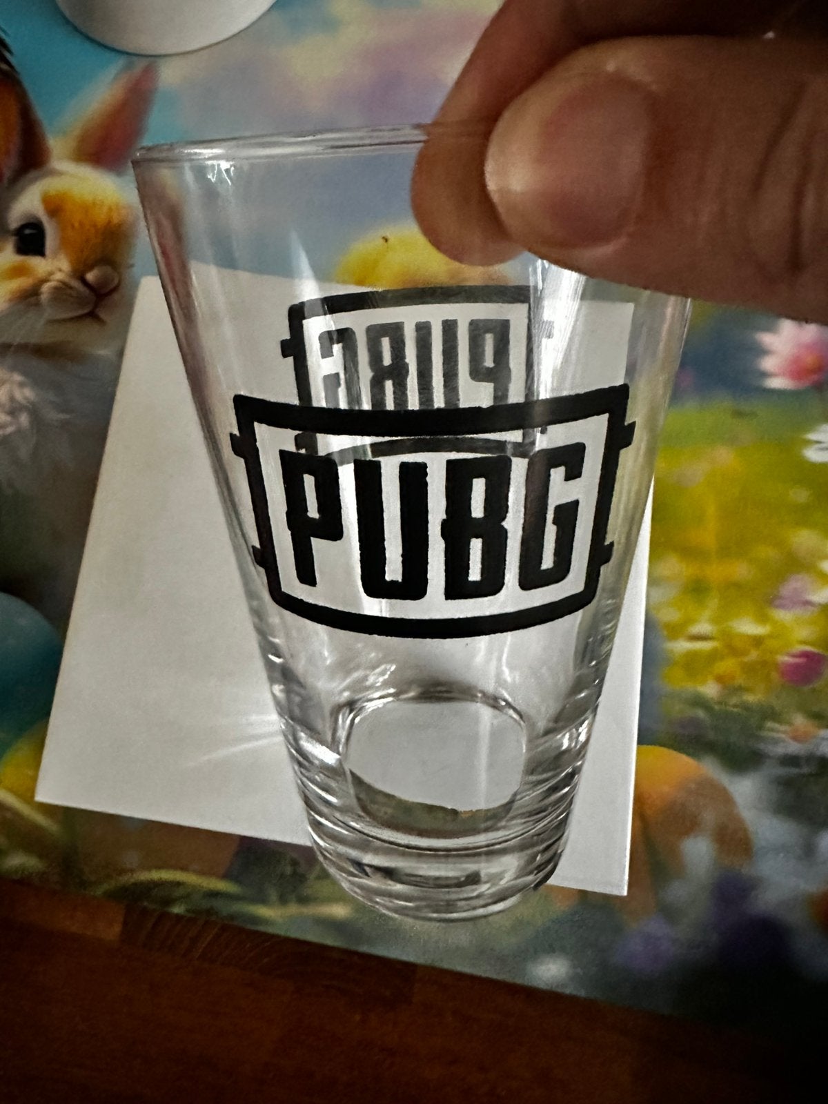 PUBG Player Unknown’s Battlegrounds glas, Ophalen of Verzenden, Zo goed als nieuw