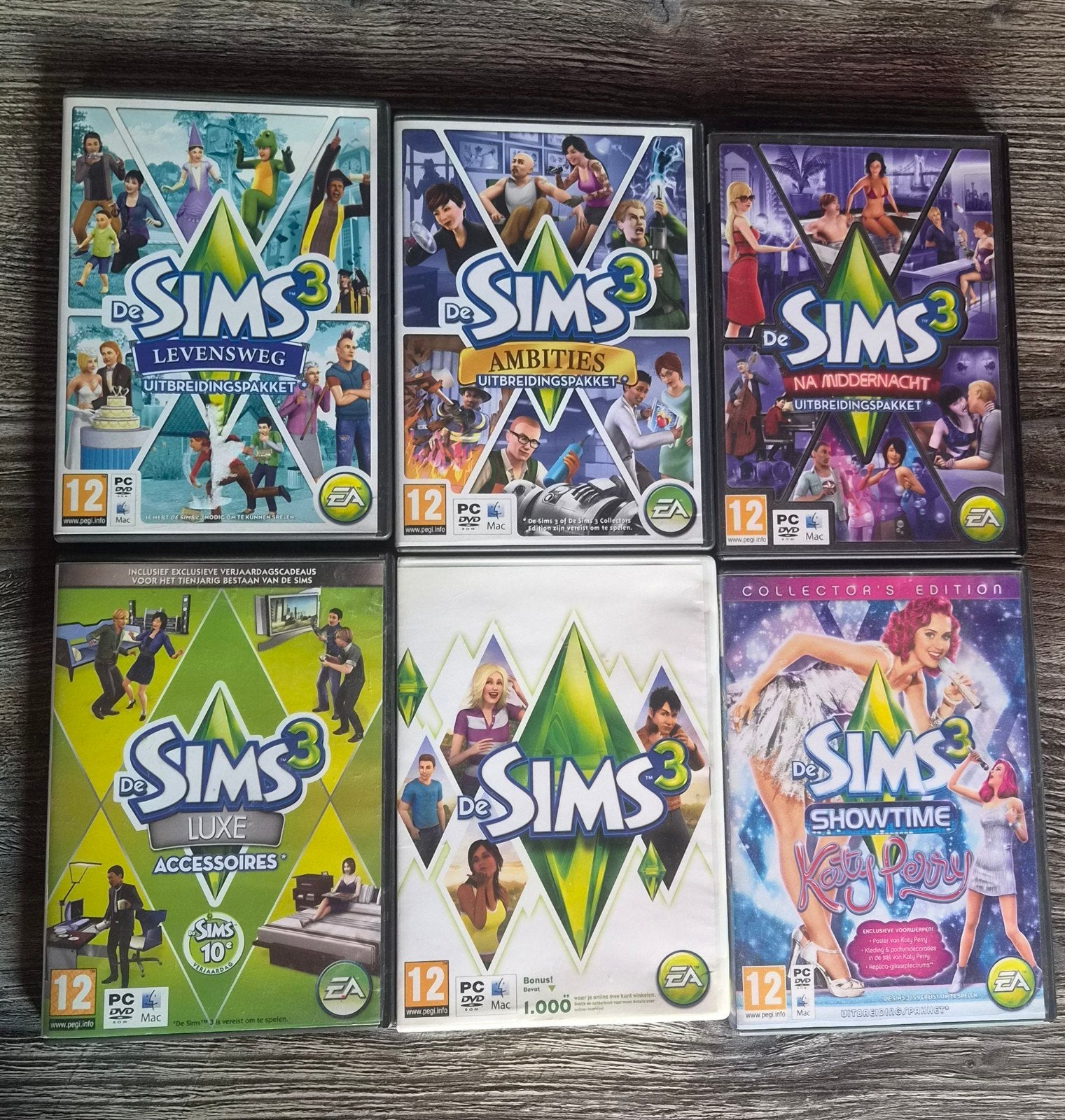 De Sims 3 - Zes Spellen Bundel, Spelcomputers en Games, 1 speler, Eén computer, Ophalen of Verzenden, Zo goed als nieuw