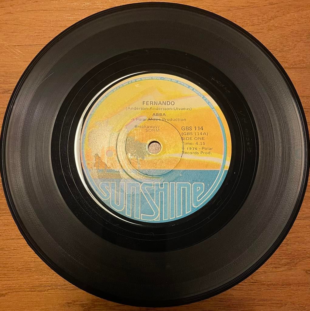 Single Abba - Fernando (Zuid Afrika 1976), Cd's en Dvd's, Vinyl Singles, 7 inch, Single, Ophalen of Verzenden, 1970 - 1979