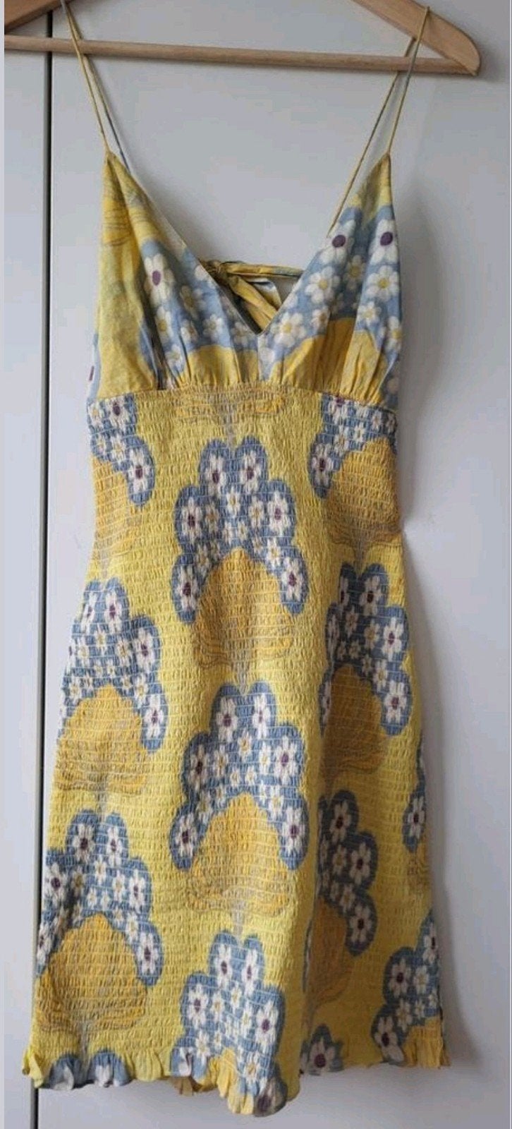 Antik Batik jurkje voor maat 34/36 NIEUW, Kleding | Dames, Jurken, Nieuw, Maat 36 (S), Geel, Boven de knie, Ophalen of Verzenden