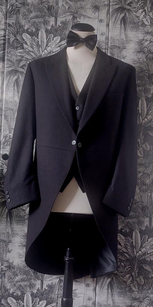 Te leuk deze heren etalage pop met Antieke slipjas (Wol), Ophalen