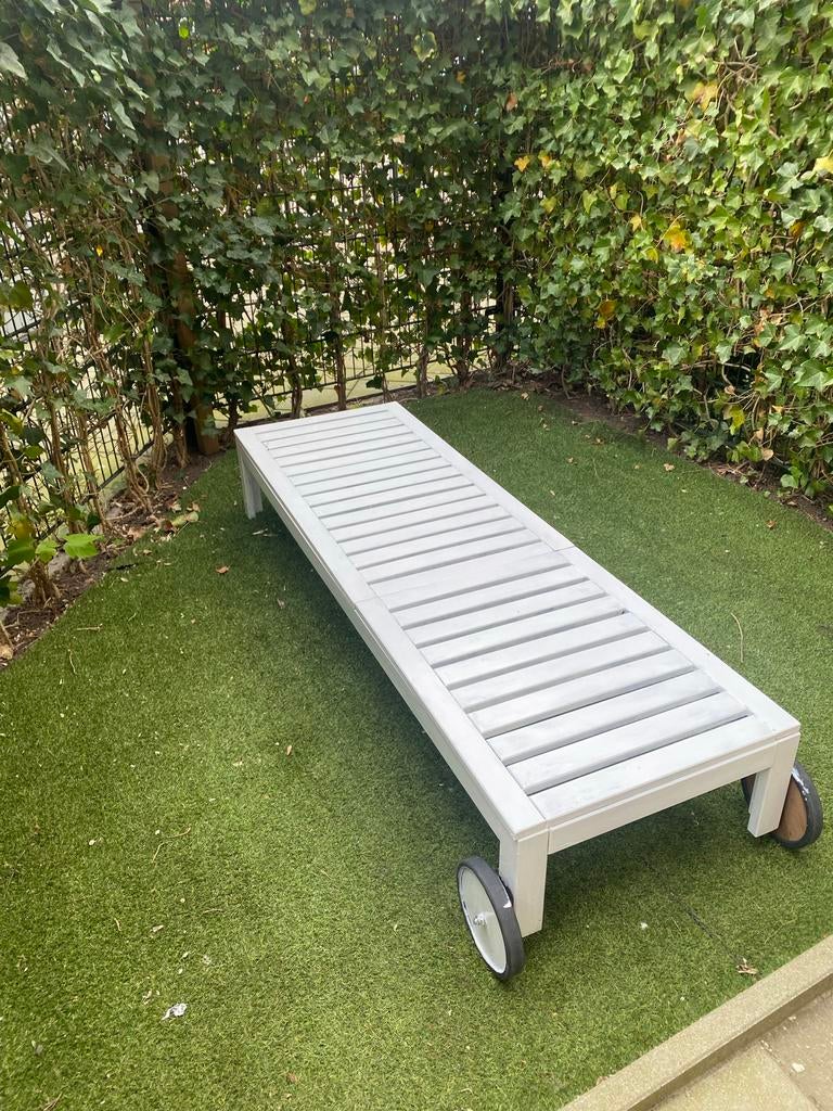 Ligbed wit IKEA NÄMMARÖ, Ophalen, Zo goed als nieuw, Hout