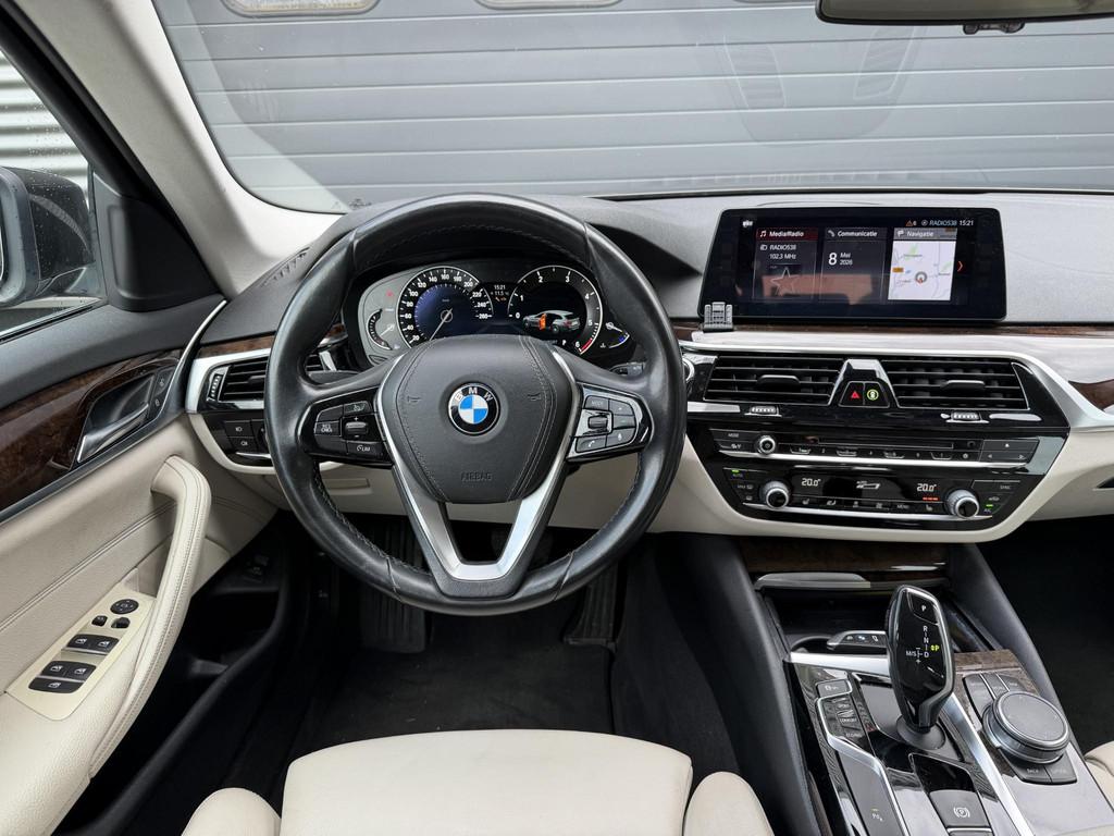 BMW 5-serie Touring 520d High Executive | Camera | Lederen B, Auto's, BMW, Automaat, Achterwielaandrijving, Euro 6, Leder