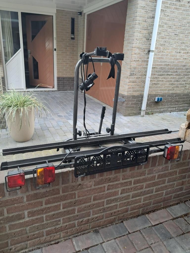 fietsendrager voor 2 fietsen, Ophalen, Gebruikt, 2 fietsen, Trekhaakdrager