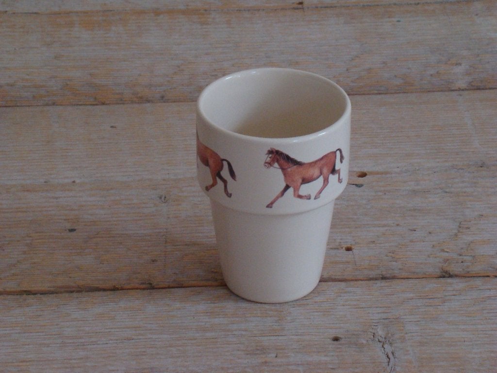 Servies, Jet (by Ter Steege), COUNTRY HORSES, z.g.a.n., Huis en Inrichting, Keuken | Servies, Ophalen of Verzenden, Zo goed als nieuw
