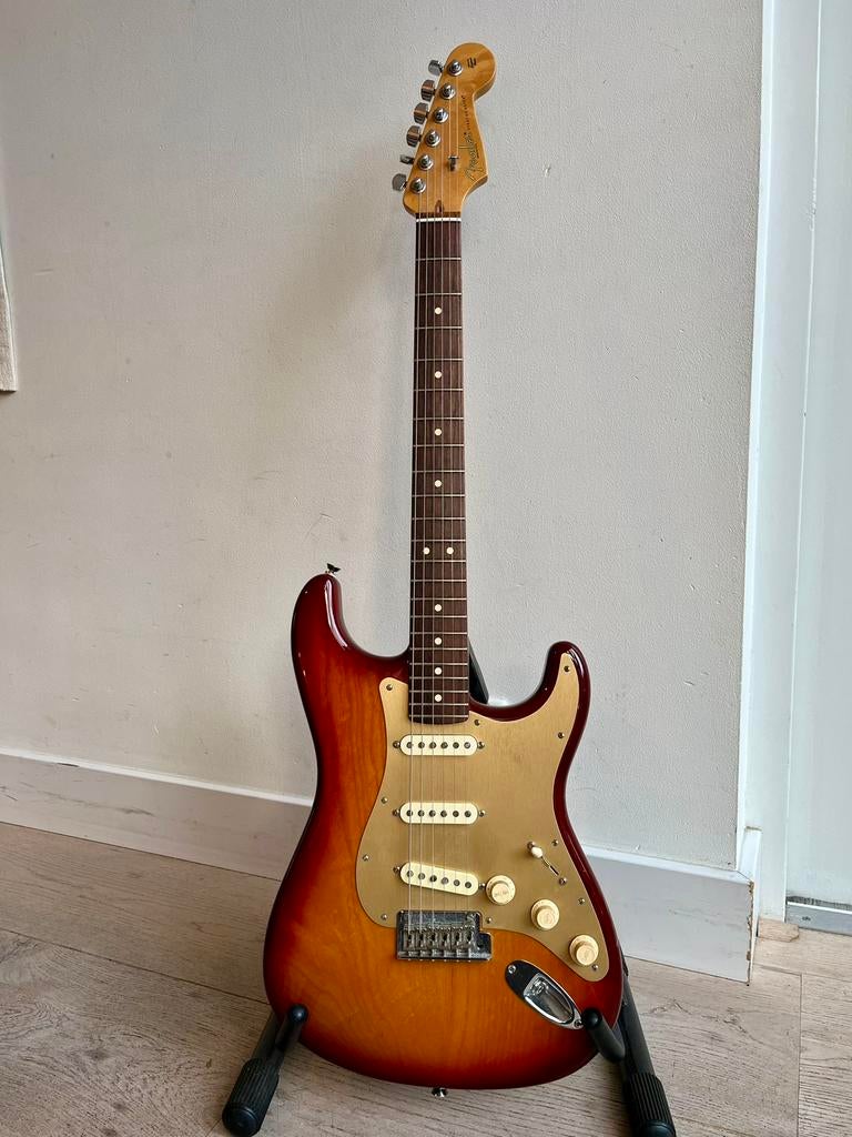 Prachtige Fender USA stratocaster HSS te koop, Ophalen, Zo goed als nieuw, Solid body, Fender