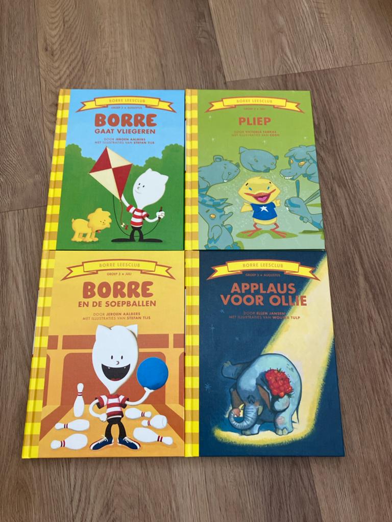 Borre Leesclub Boeken - Set van 4 Kinderboeken, Ophalen of Verzenden, Nieuw, Fictie algemeen