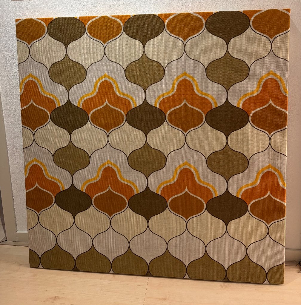 Retro kunstwerk / doek, Verzamelen, Retro, Ophalen, Huis en Inrichting