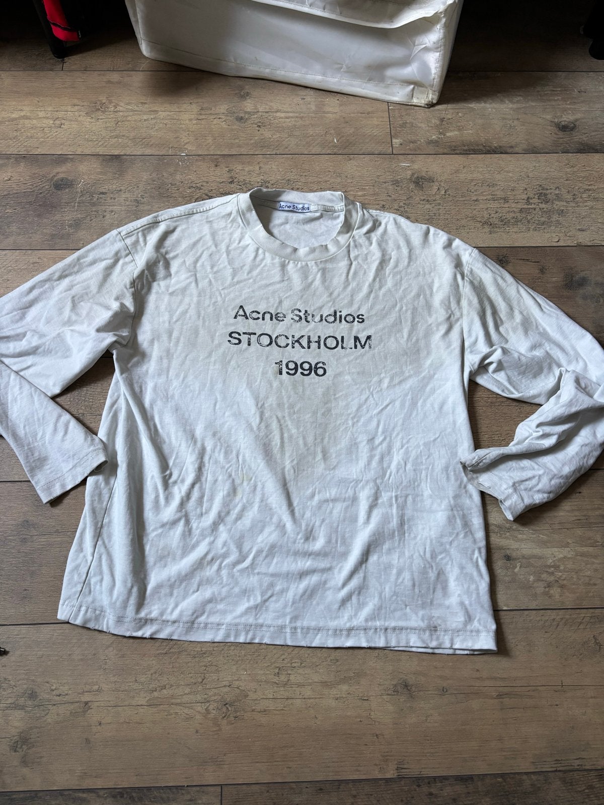 Acne Studios longsleeve maat M, Ophalen of Verzenden, Gedragen, Maat 48/50 (M), Wit