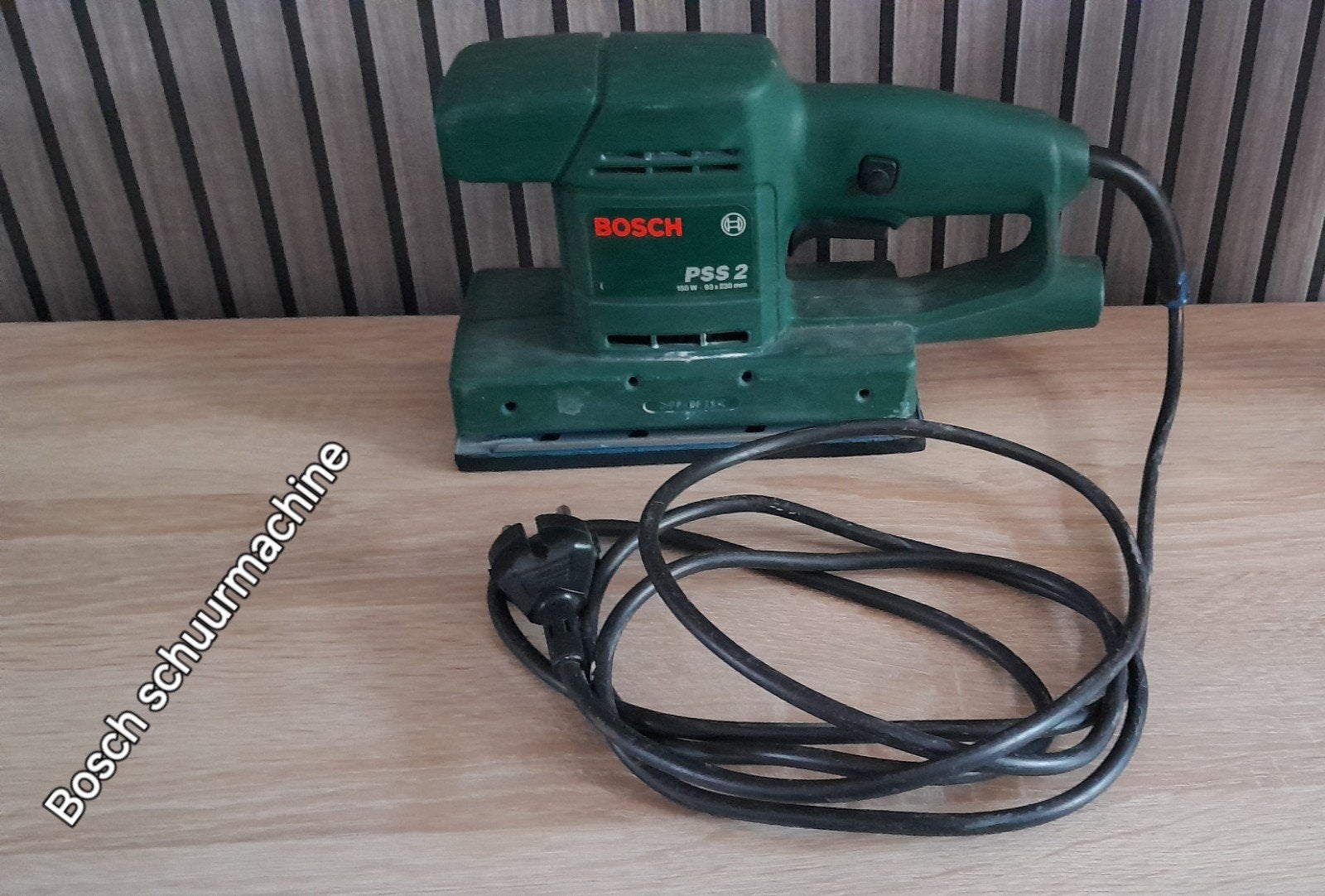 Bosch Schuurmachine PSS 2 - 150 Watt, Ophalen, Gebruikt, Minder dan 600 watt, Vlakschuurmachine