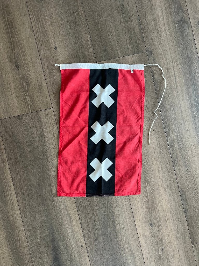 vlag boot amsterdam 60-40, Diversen, Vlaggen en Wimpels, Verzenden