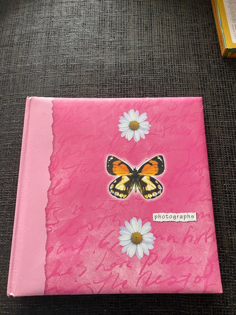 Fotoalbum bewerkte voorkant nieuw, Roze, Overige typen, Nieuw, Ophalen of Verzenden