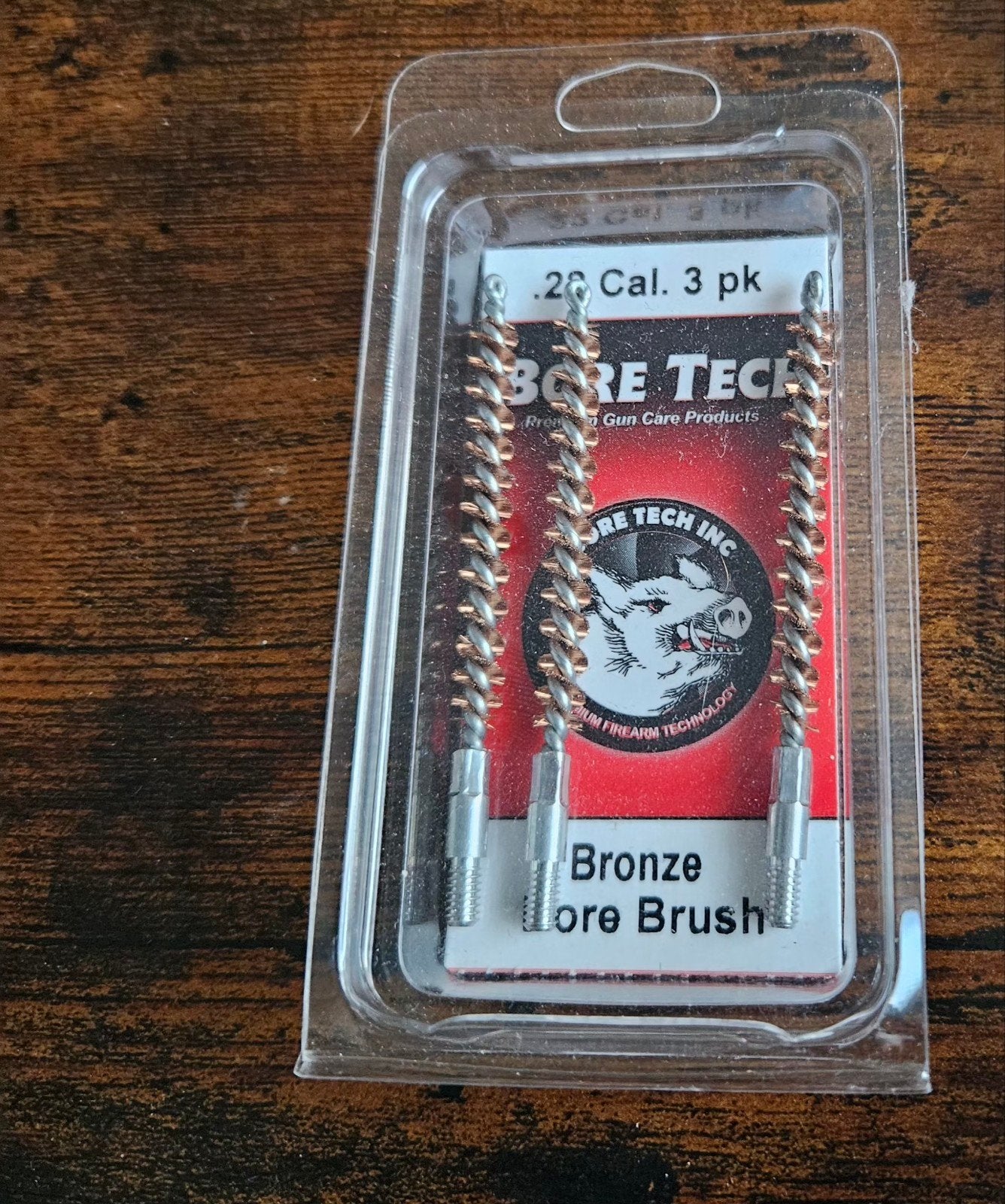 Bore Tech Bronze Bore Brush .28 Cal. 3 stuks, Ophalen of Verzenden, Nieuw