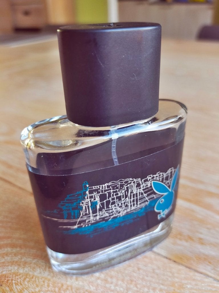Playboy Ibiza empty parfum bottle, Ophalen of Verzenden, Gebruikt, Overige typen