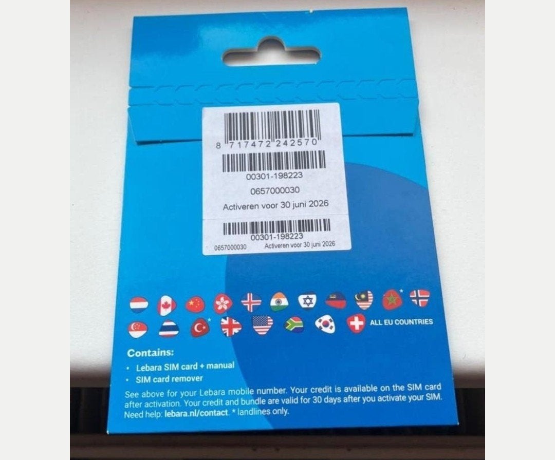 MOOI NUMMER LEBARA PREPAID 0657000030, Telecommunicatie, Prepaidkaarten en Simkaarten, Nieuw, Simkaart, KPN, Ophalen of Verzenden