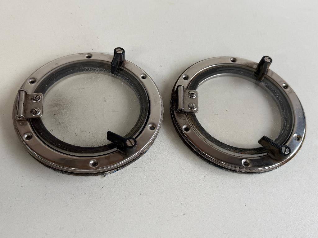 2 x Vetus 185 mm patrijspoort, Ophalen of Verzenden, Gebruikt, Lijn of Blok