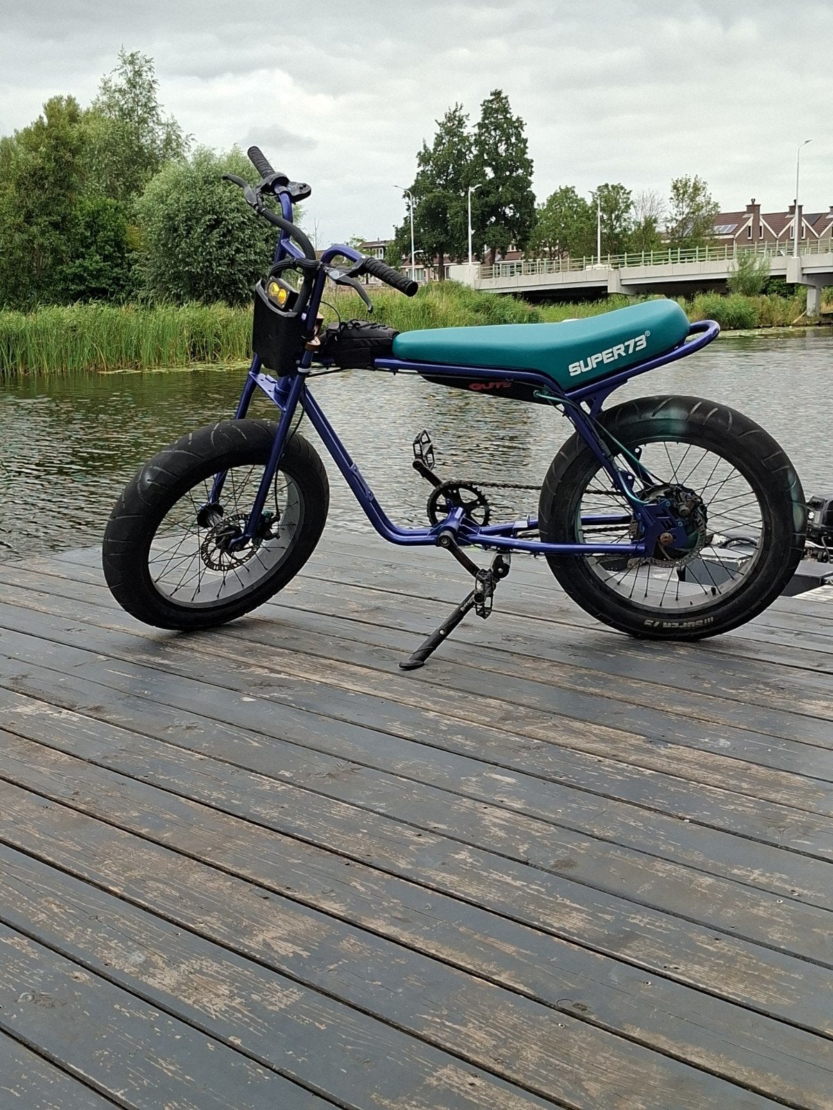 BROS CUSTOMZ SUPER 73 VIOLET BC003 E-bike, Overige merken, Ophalen of Verzenden, Zo goed als nieuw, Minder dan 47 cm