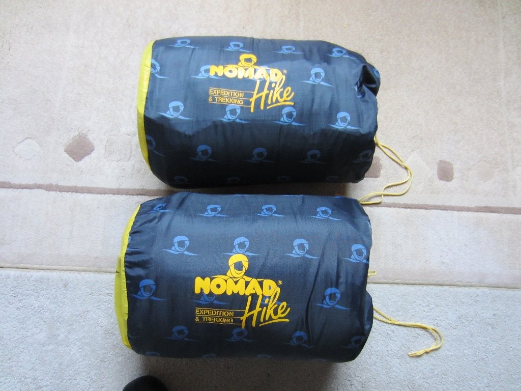 2 x Nomad slaapzak, Ophalen, Gebruikt